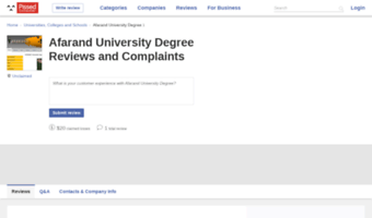 afarand-university-degree.pissedconsumer.com