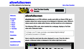 allowfullscreen.com