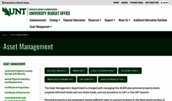assetmanagement.unt.edu