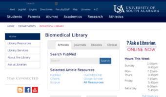 biomedicallibrary.southalabama.edu