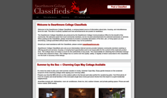 classifieds.swarthmore.edu