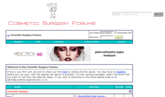 cosmeticsurgeryforums.co.uk