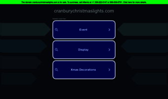 cranburychristmaslights.com