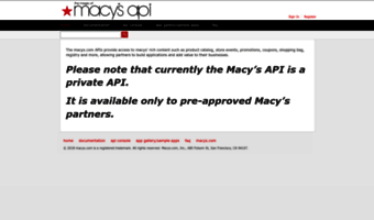 developer.macys.com