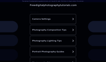 freedigitalphotographytutorials.com