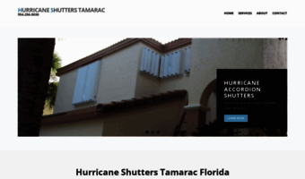 hurricaneshutterstamarac.com