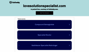 lovesolutionspecialist.com