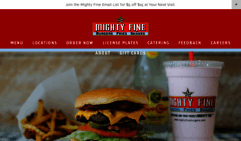 mightyfineburgers.com