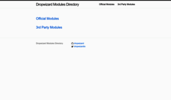 modules.dropwizard.io
