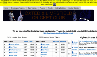 oxtedlimpsfield.play-cricket.com