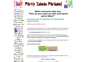 partyideasparade.com