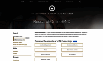 researchonline.nd.edu.au