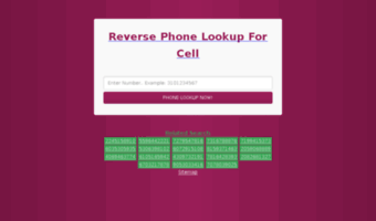 reversephonelookupforcellphones.com