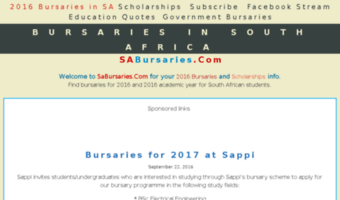 sabursaries.com