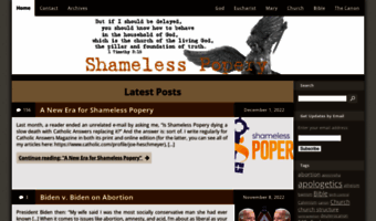 shamelesspopery.com