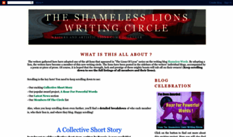 theshamelesslionswritingcircle.blogspot.com