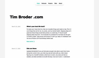 timbroder.com