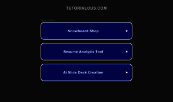 tutorialous.com
