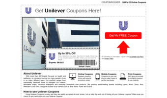 unilever.couponrocker.com