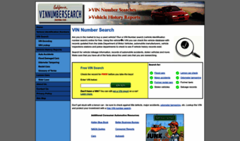vinnumbersearch.net