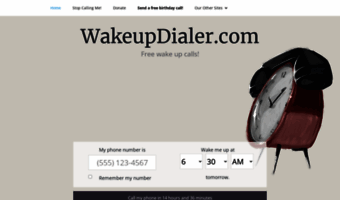 wakeupdialer.com