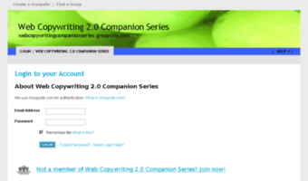 webcopywritingcompanionseries.groupsite.com