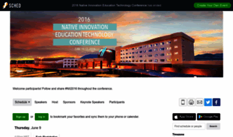 2016nativeinnovationeducationtec.sched.org
