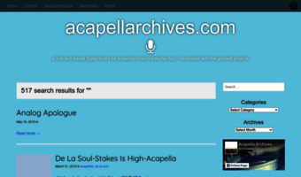 acapellarchives.blogspot.com