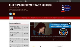  ▷ Observe Alp Lee School S News | Home - Allen Park  Elementary School