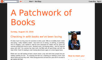 apatchworkofbooks.blogspot.com