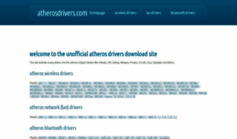 atheros driver installation program download free