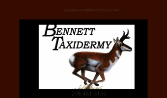 bennetttaxidermy.com