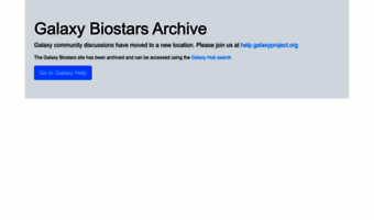biostar.usegalaxy.org