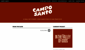  ▷ Observe Blog Campo Santo News | Campo Santo