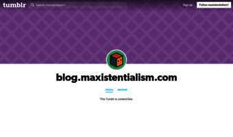 blog.maxistentialism.com