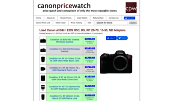 canonpricewatch.com
