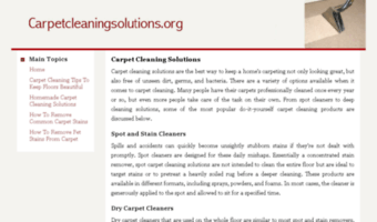 carpetcleaningsolutions.org