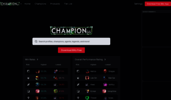 Champion.gg ▷ Observe Champion News LoL Champion Stats, Guides, Builds, Runes, Masteries...