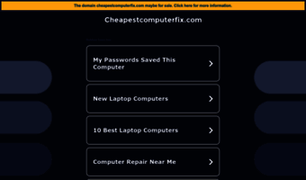 cheapestcomputerfix.com