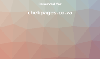 chekpages.co.za