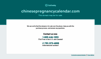 Chinese Pregnancy Calendar Chart