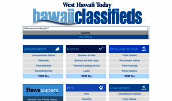 classified.westhawaiitoday.com