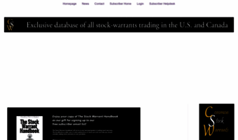 what are common stock warrants