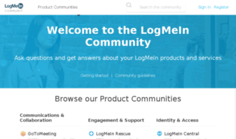 community.logmeinrescue.com
