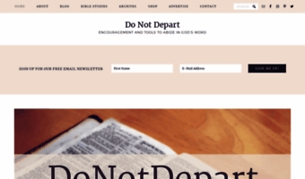 donotdepart.com