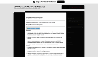 drupalecommercetemplatesphee.wordpress.com