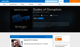 dudesofdisruption.podomatic.com