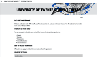 university of twente master thesis repository