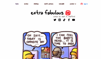 extrafabulouscomics.com