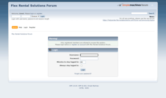 forum.flexrentalsolutions.com